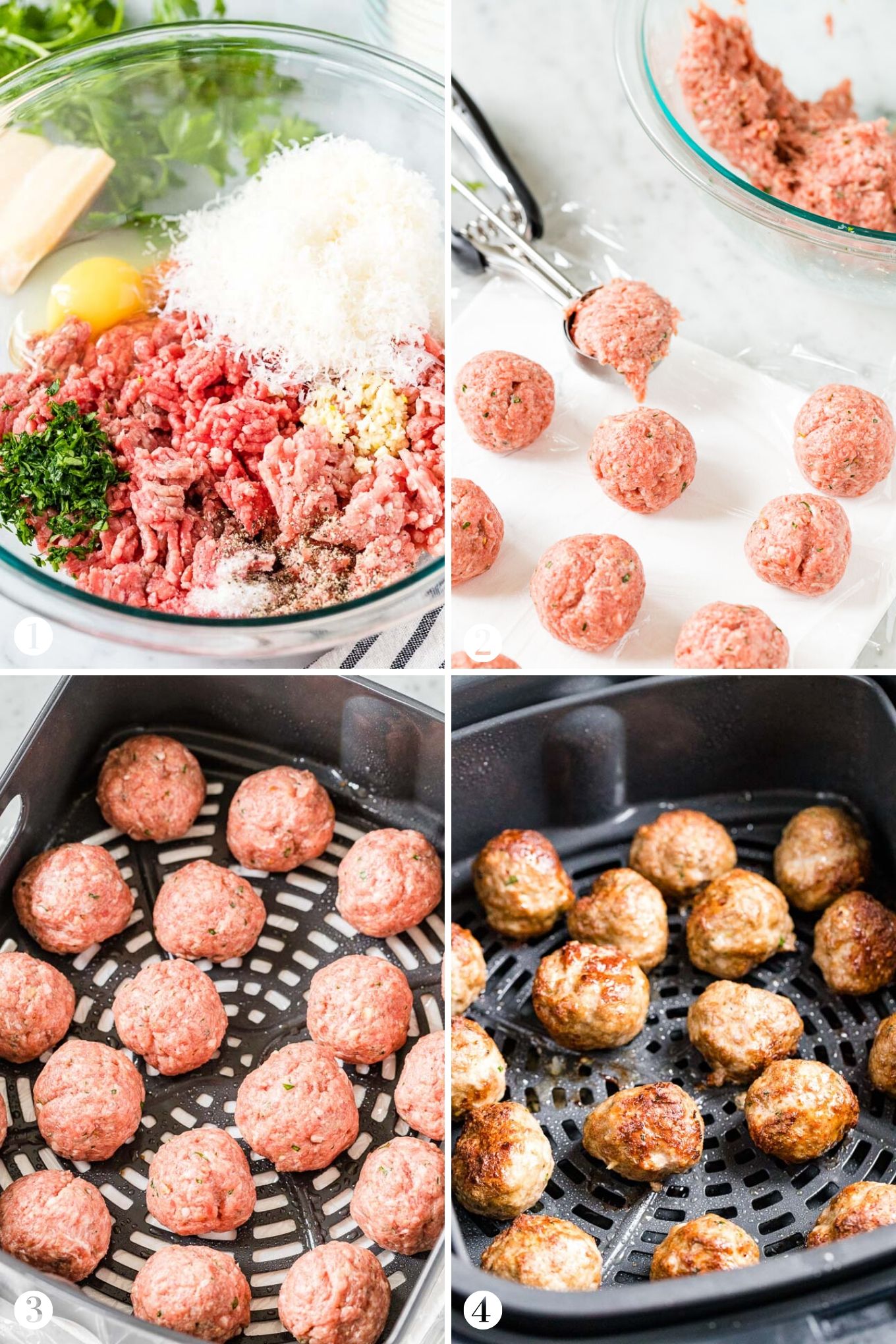 Comment préparer des boulettes de viande à la friteuse à air
