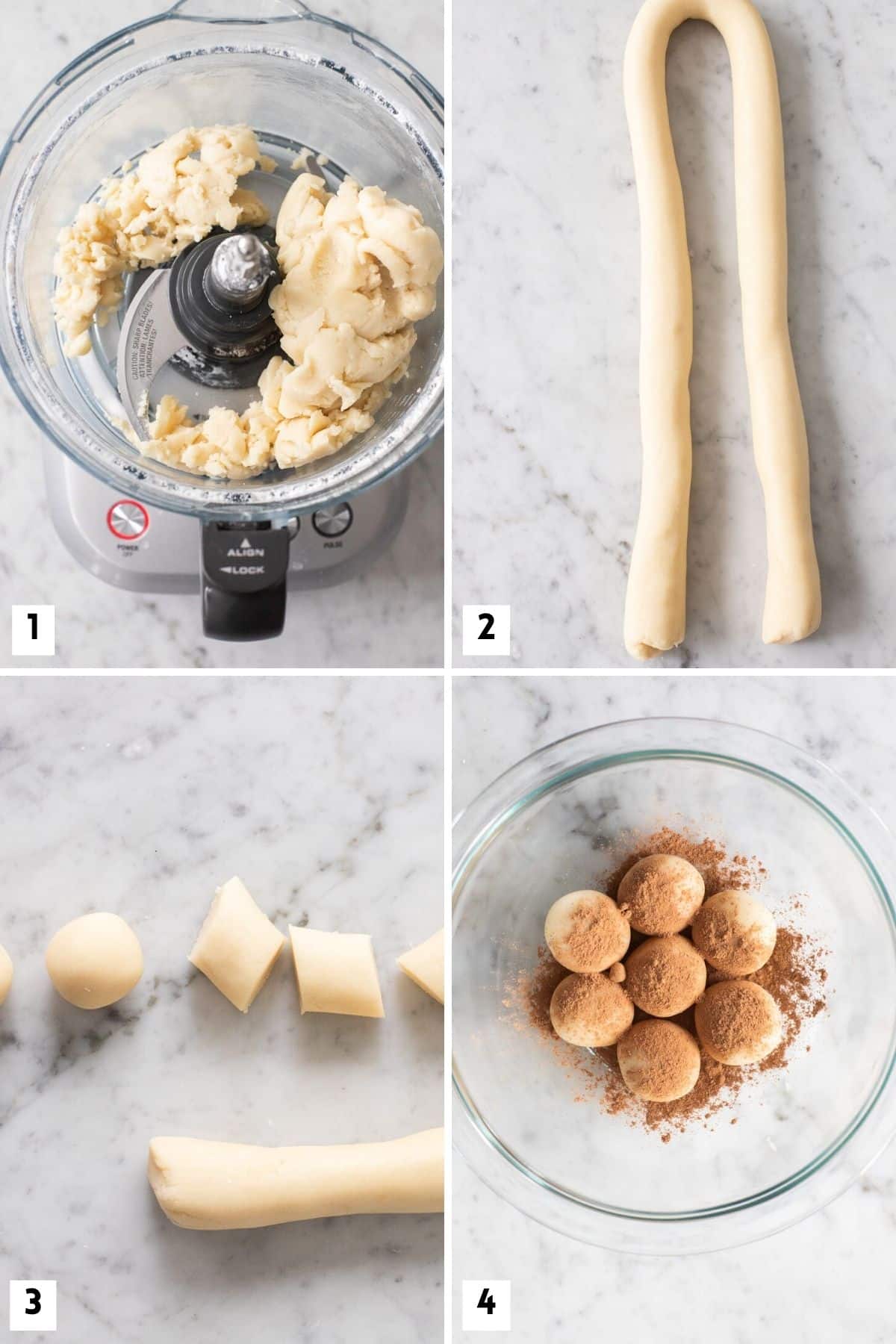 Étapes pour réaliser des bonbons en marzipan allemand