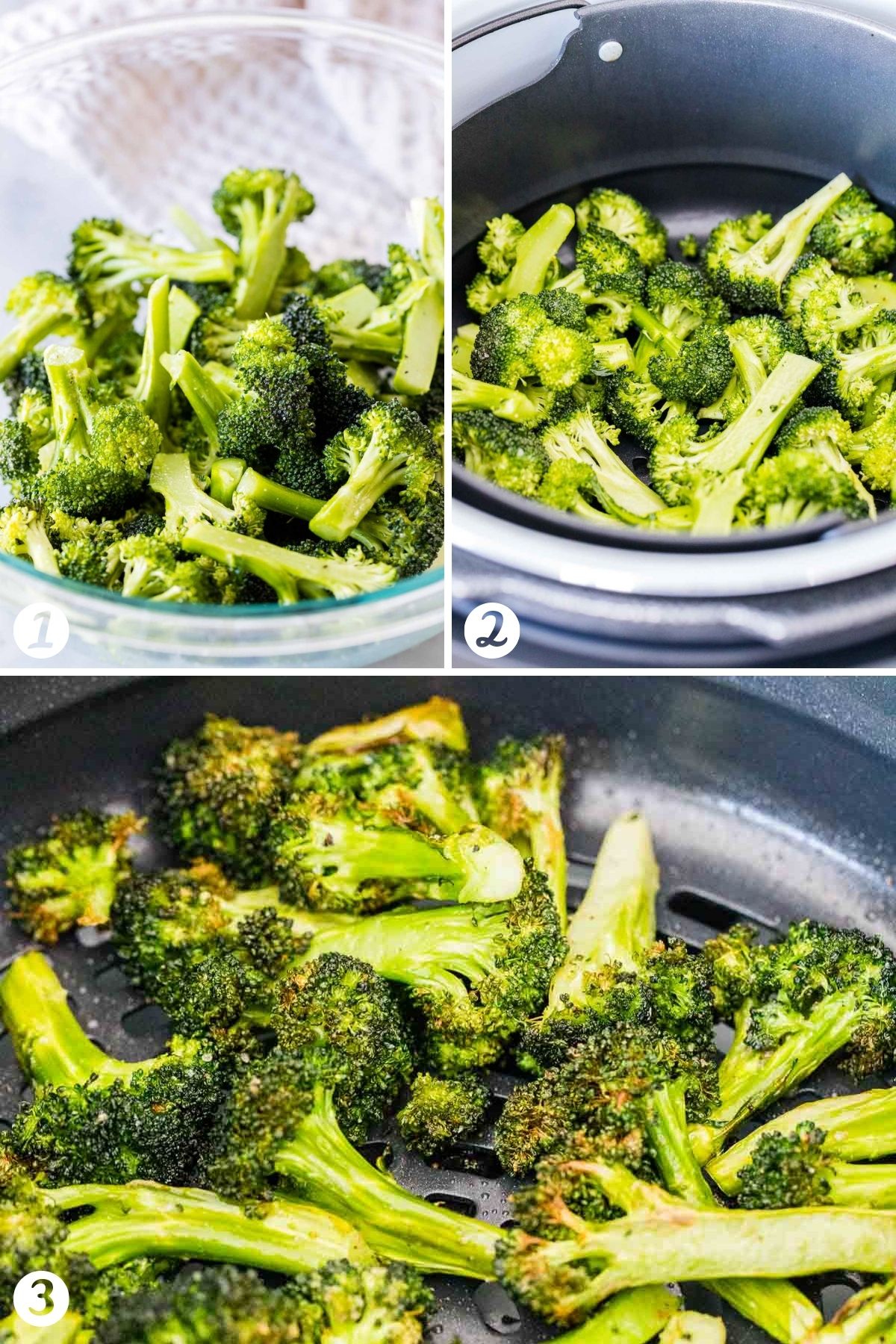 Étapes pour préparer le brocoli à la friteuse à air