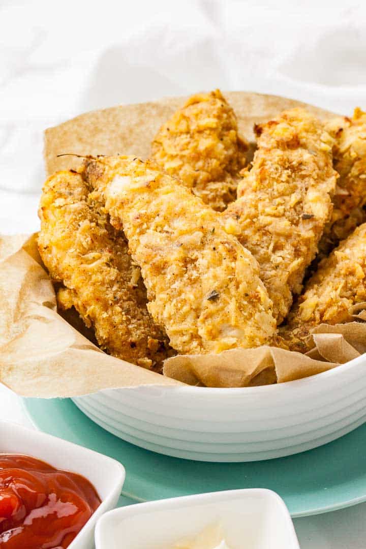 Aiguillettes de poulet à la friteuse à air