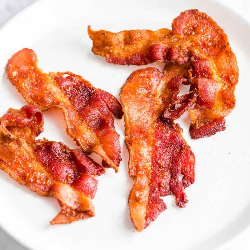 Bacon à la friteuse à air