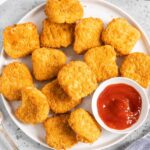 Nuggets de poulet congelés à la friteuse à air