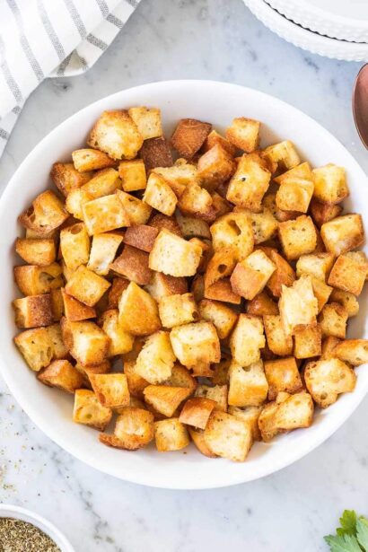 Croutons à l’Air Fryer