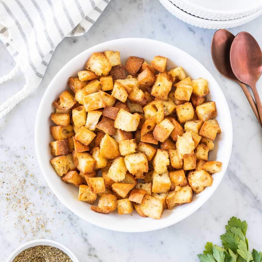 Croutons à l’Air Fryer