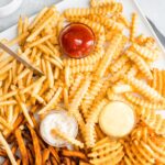 Pommes de terre frites surgelées à la friteuse à air