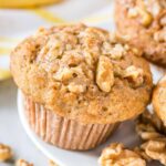 Muffins à la banane et aux noix