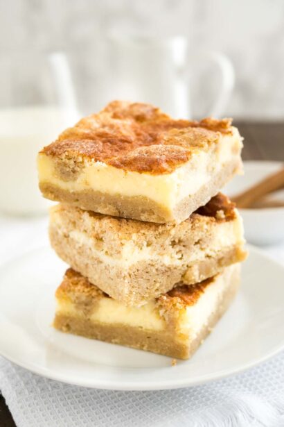 Barres de Cheesecake au Snickerdoodle