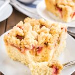 Gâteau au Café et à la Rhubarbe