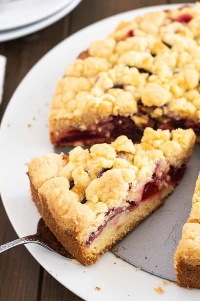 Gâteau Allemand aux Prunes