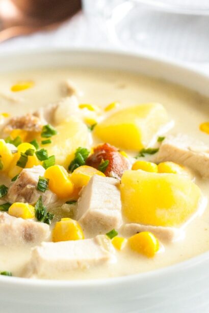 Soupe Crémeuse aux Restes de Dinde