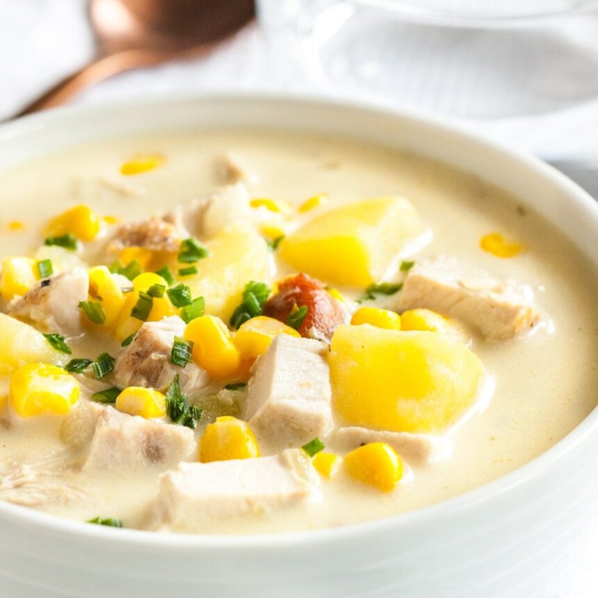 Soupe Crémeuse aux Restes de Dinde