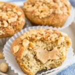 Muffins à la Banane et au Beurre de Cacahuète