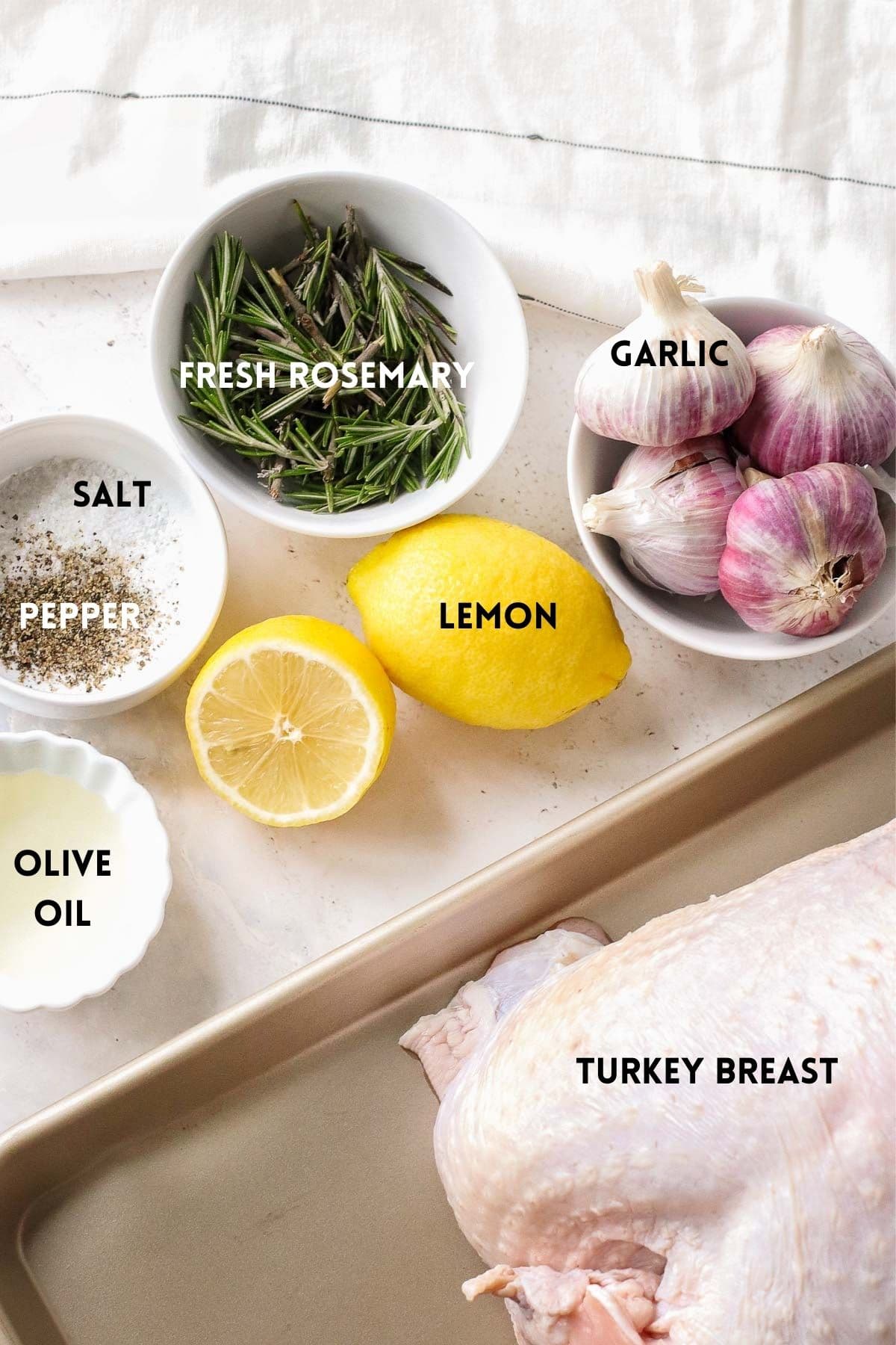 Ingrédients pour réaliser la recette