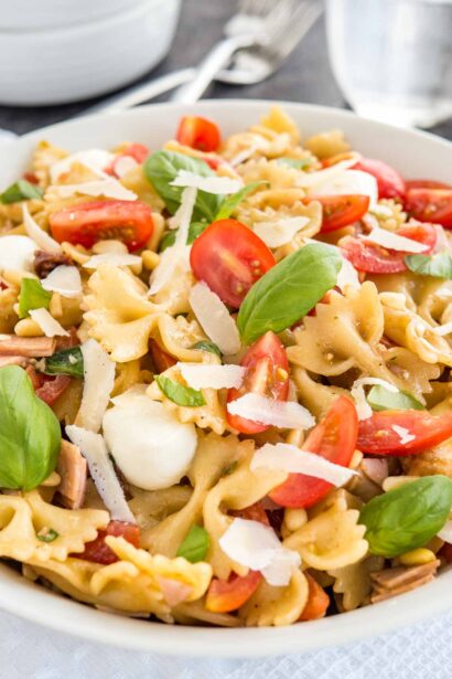 Salade de Pâtes à la Vinaigrette Italienne