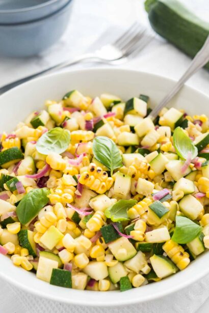 Salade de courgettes