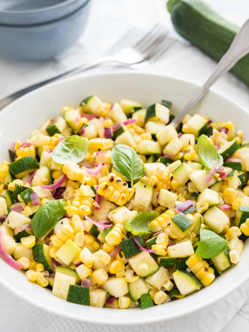 Salade de courgettes