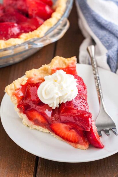 Tarte aux fraises fraîches