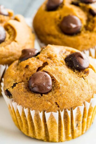 Muffins au Chocolat et à la Citrouille
