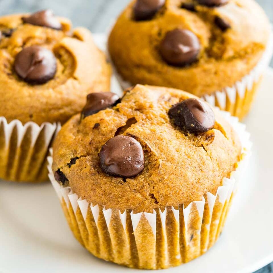 Muffins au Chocolat et à la Citrouille