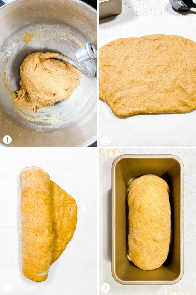 Comment faire du pain de blé entier étape par étape