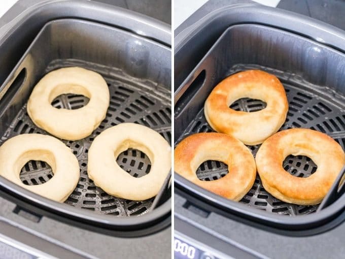 Comment faire des donuts à l'Air Fryer Collage