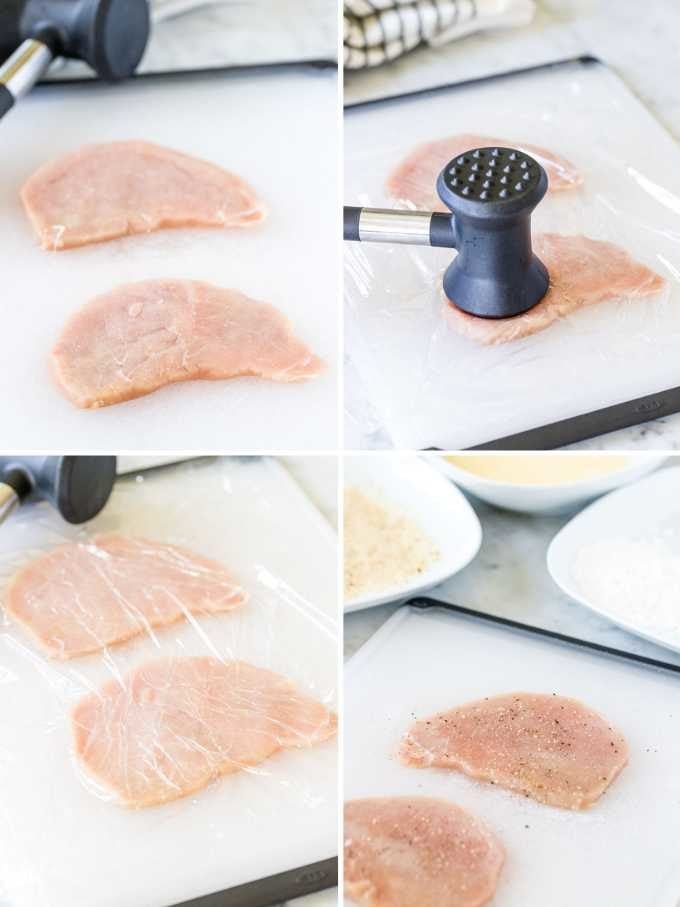 Comment préparer l'escalope pour la panure Collage