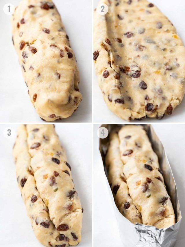 Comment façonner un collage de stollen