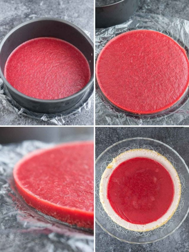 Comment faire un gâteau aux fraises, collage.