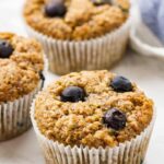 Muffins aux Bananes et Myrtilles