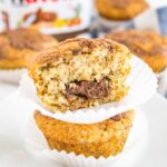 Muffins à la Banane et au Nutella