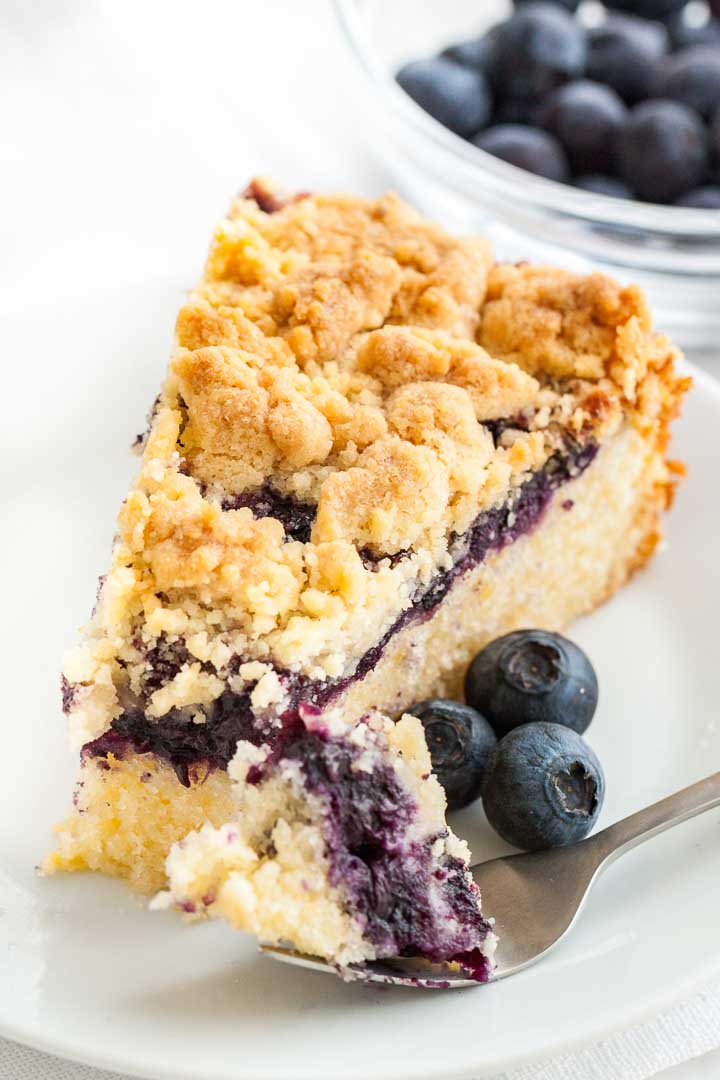 Gâteau du Petit-Déjeuner aux Myrtilles