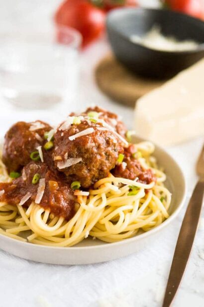 Boulettes de viande italiennes faciles à la mijoteuse