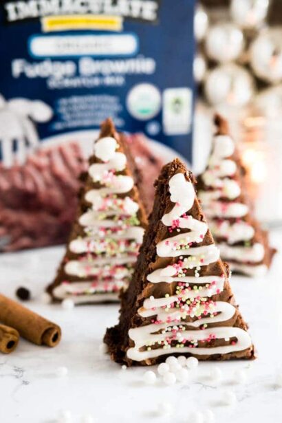 Brownies au pain d’épices de Noël