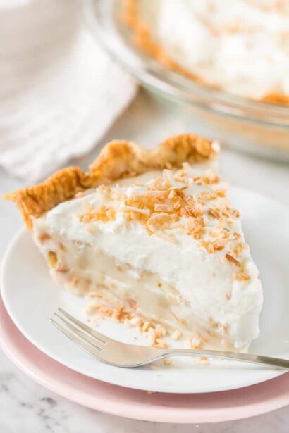Tarte à la crème de coco