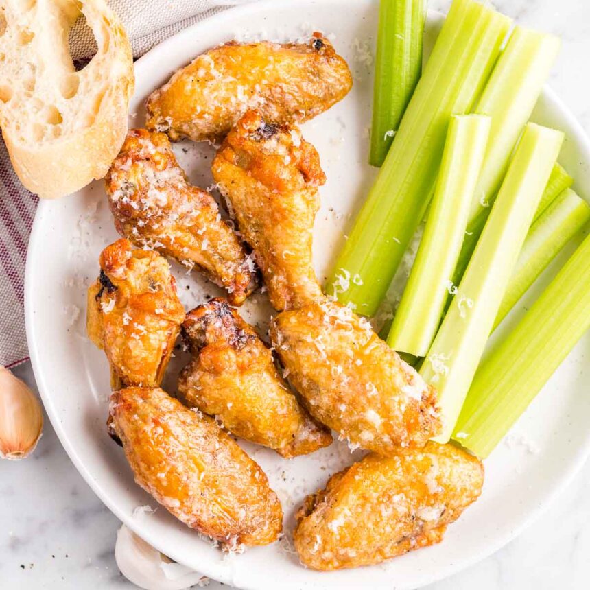 Sauce Ail et Parmesan pour Ailes de Poulet