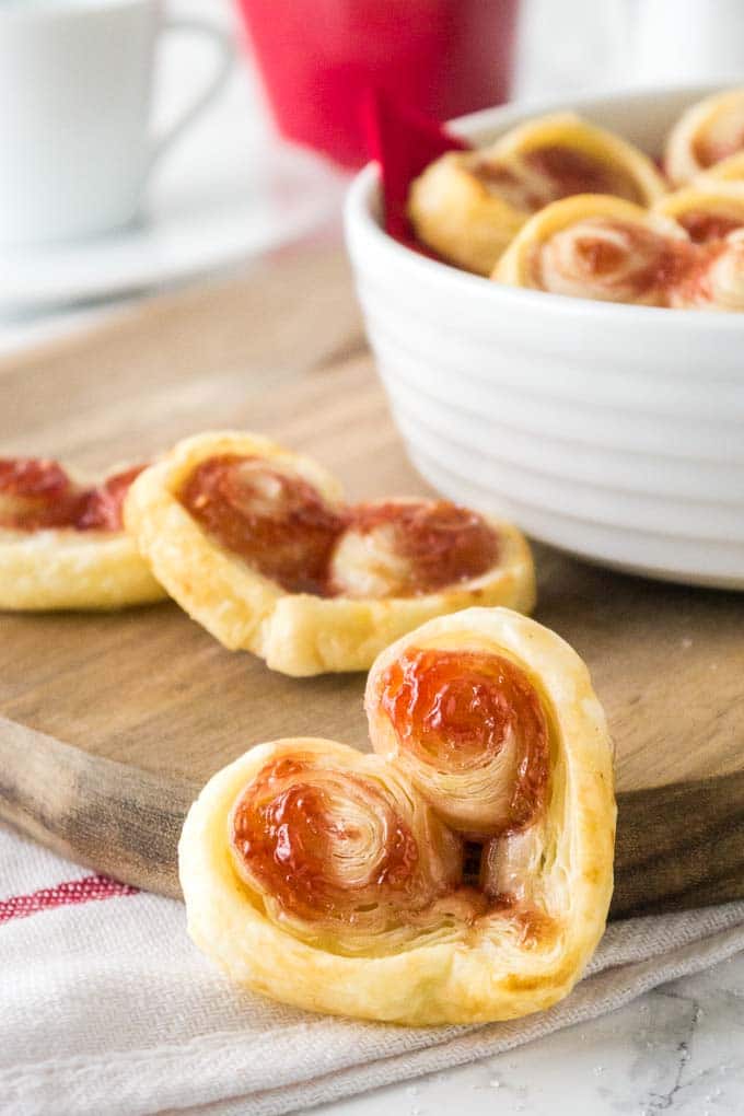 Recette de Palmiers en Forme de Cœur