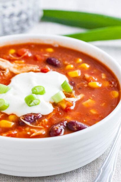 Chili de Poulet à la Multicuiseur Instantané