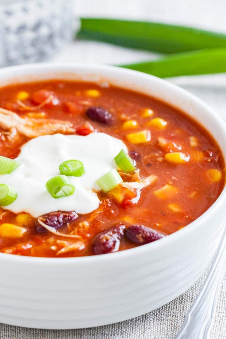 Chili de Poulet à la Multicuiseur Instantané