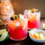 Moscow Mule à l’orange et aux canneberges