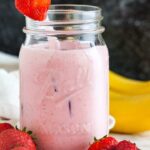 Smoothie au Yaourt de Fraise et Banane