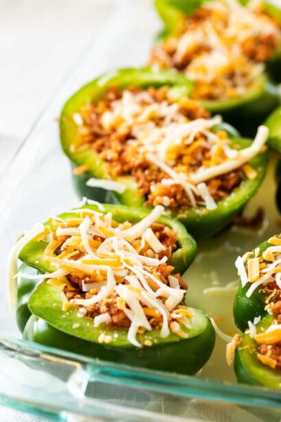 Poivrons Verts Farcis