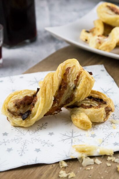 Torsades feuilletées au bacon et au fromage