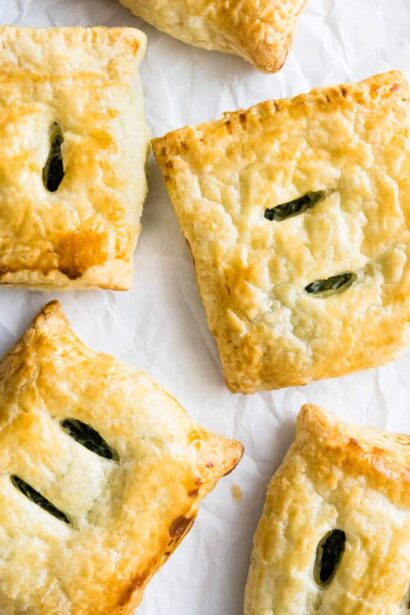 Paniers Feuilletés aux Épinards et à la Ricotta