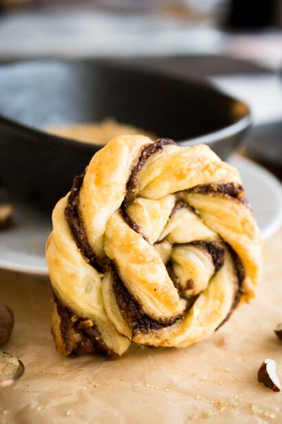 Recette Facile de Danemark Torsadé à la Nutella