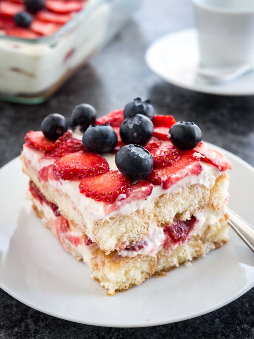 Tiramisu aux Fraises